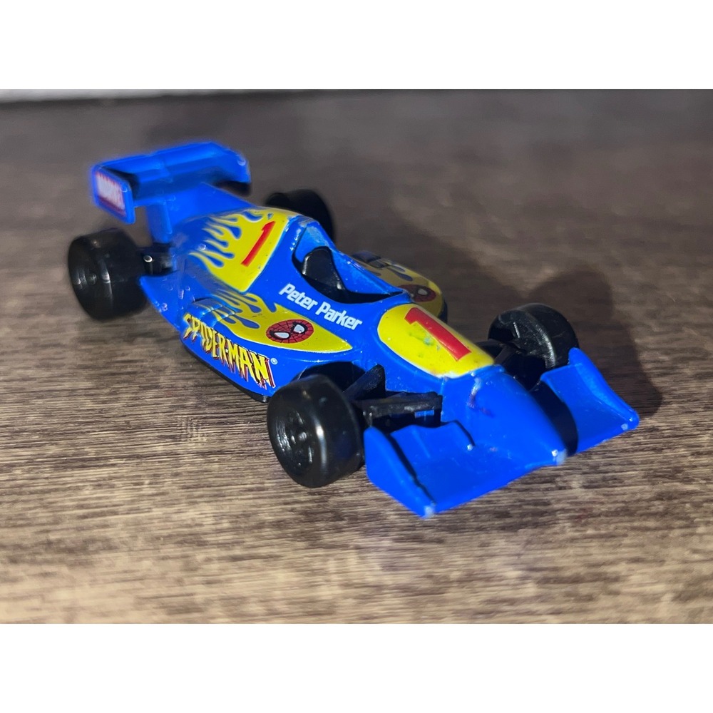 Maisto Ultimate Marvel Spider-Man Open‎ Wheel Racer 2002 Loose Die Cast EUC